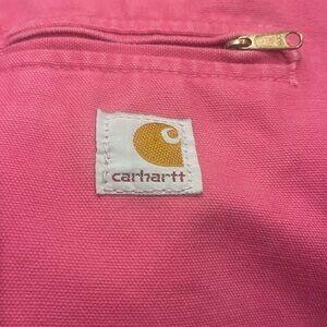Women’s Pink Hooded Carhartt Sherpa Lined Jacket